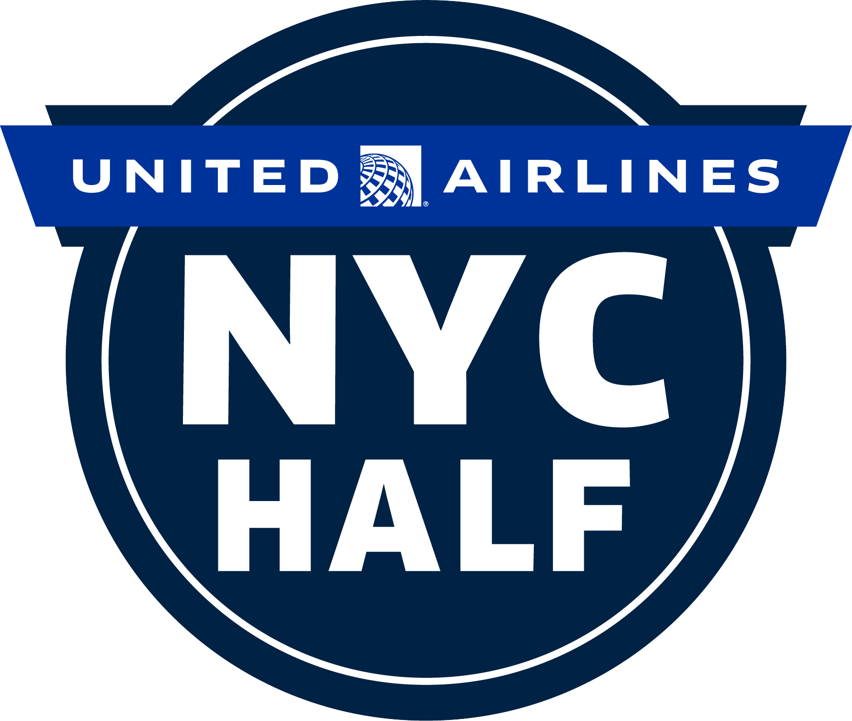 Logo de United Airlines NYC Half